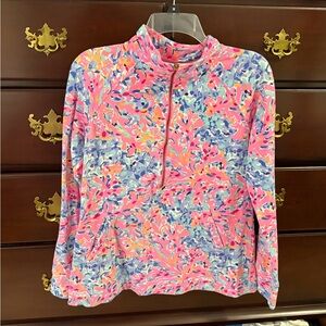 Lilly Pulitzer Pink and Blue Women's Top